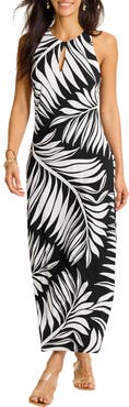 Tommy Bahama Carmela Botanical Print Maxi Dress