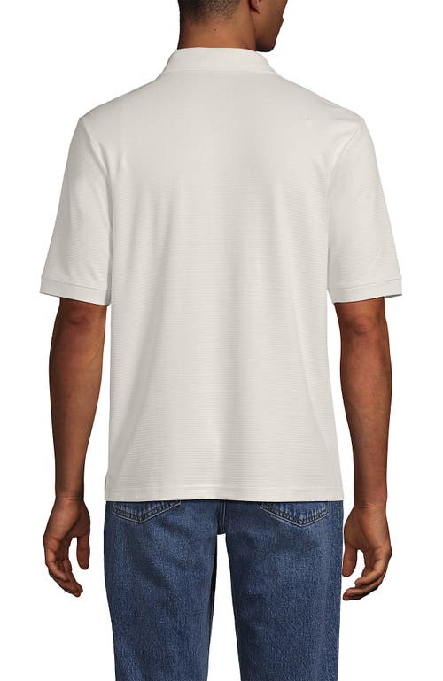 Lands' End Short Sleeve Cotton Supima Polo Shirt In White