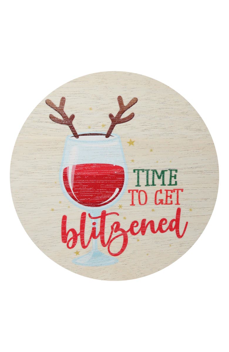 SAND AND FOG Fa La La La La Wine Two-Wick Candle, Alternate, color, Green