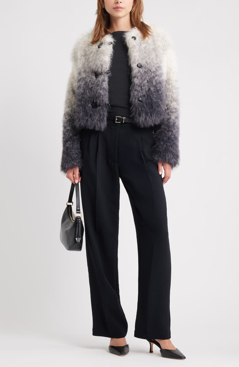 Open Edit Ruched Side Top, Alternate, color, Black