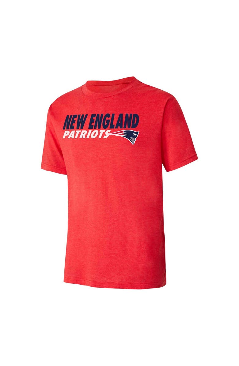 CONCEPTS SPORT Men's Concepts Sport Navy/Red New England Patriots Meter T-Shirt & Shorts Sleep Set, Alternate, color, Navy