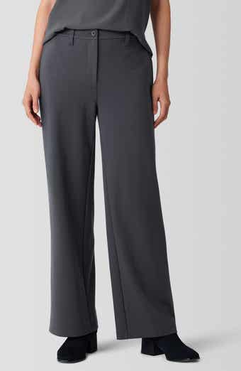Washable Flex Ponte Wide Leg Pants