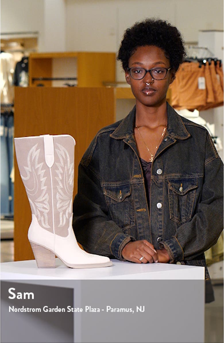 Blanch Knee High Western Boot, sales video thumbnail