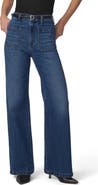 Joe's The Mia Patch Pocket High Waist Wide Leg Jeans