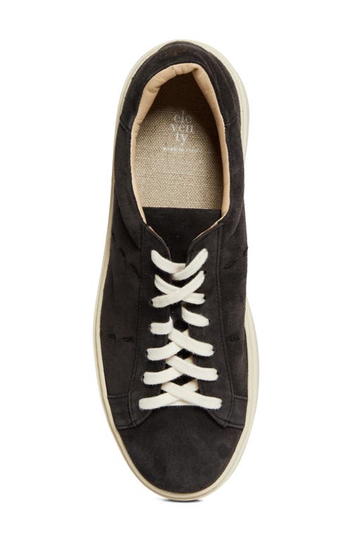 Eleventy Low Top Sneaker In Black