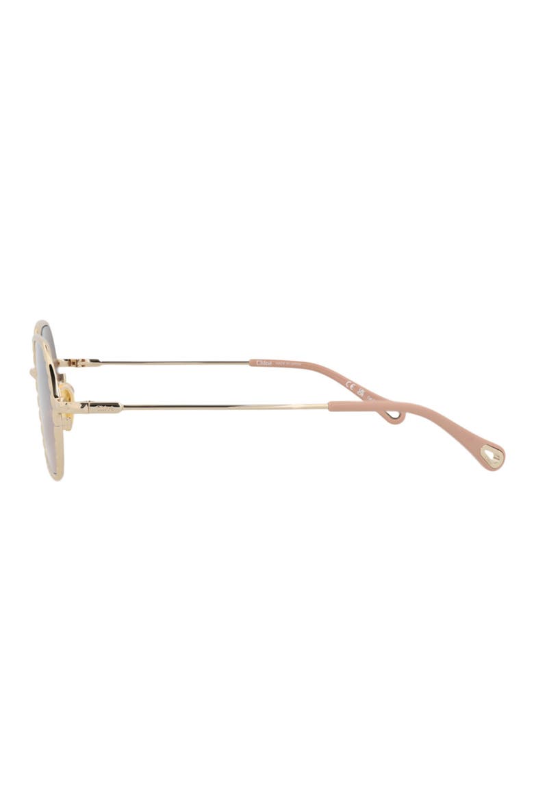 56mm Metal Frame Sunglasses, Alternate, color, GOLD GOLD COPPER