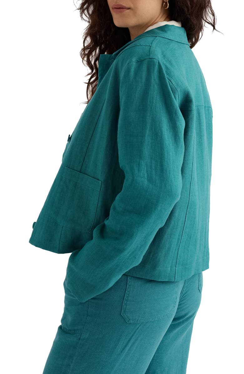 Seasalt Cornwall Arame Linen Jacket, Alternate, color, Deep Dive