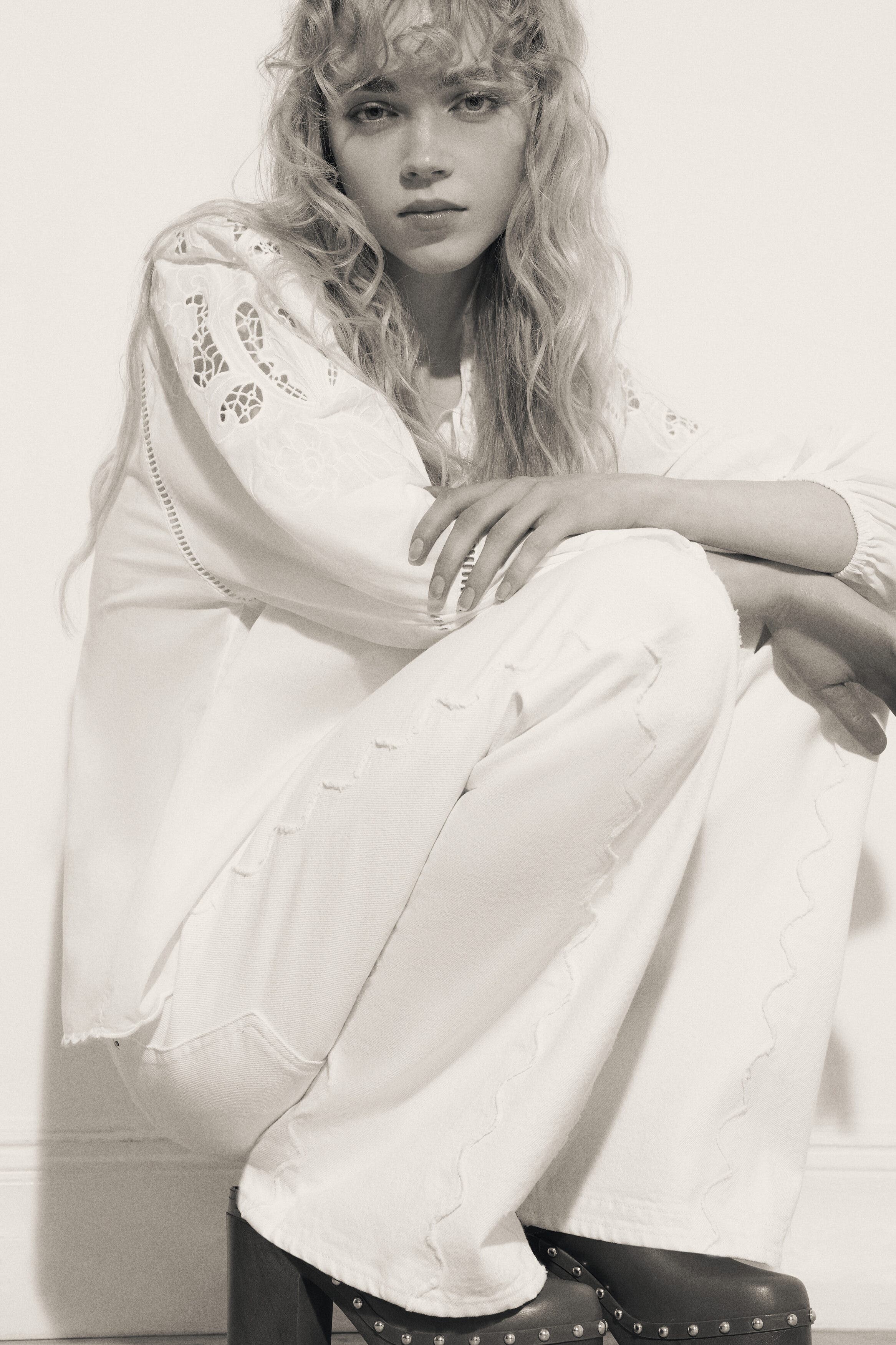 Broderie Anglaise Cotton Blouse - image 2