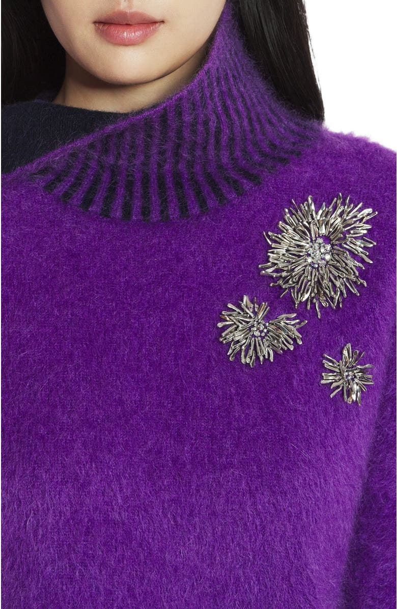 Lanvin BRUSHED MOHAIR SWEATER, Alternate, color, 