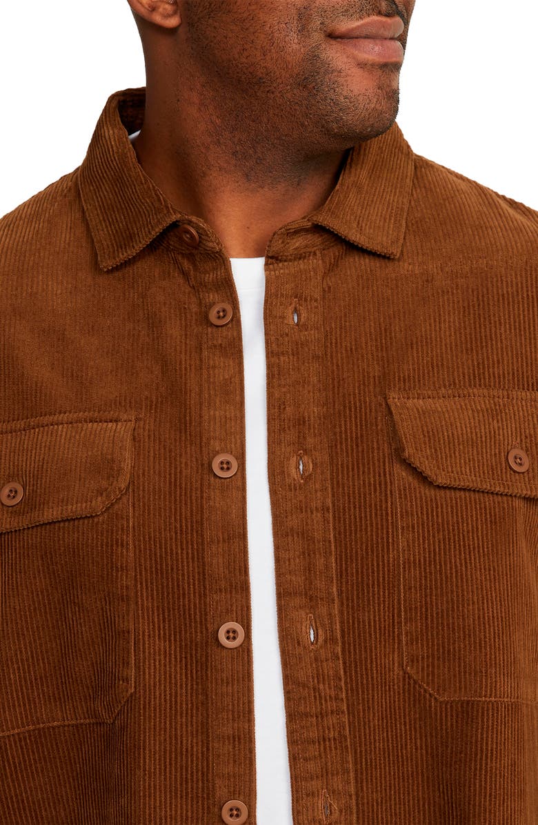 Johnny Bigg Stan Relaxed Fit Corduroy Overshirt, Alternate, color, 
