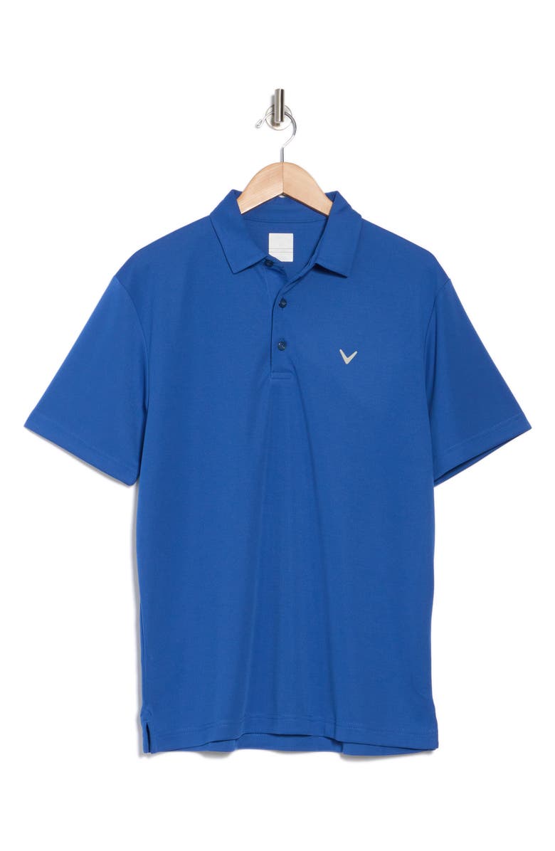 Callaway Micro Texture Polo, Alternate, color, Galaxy Blue