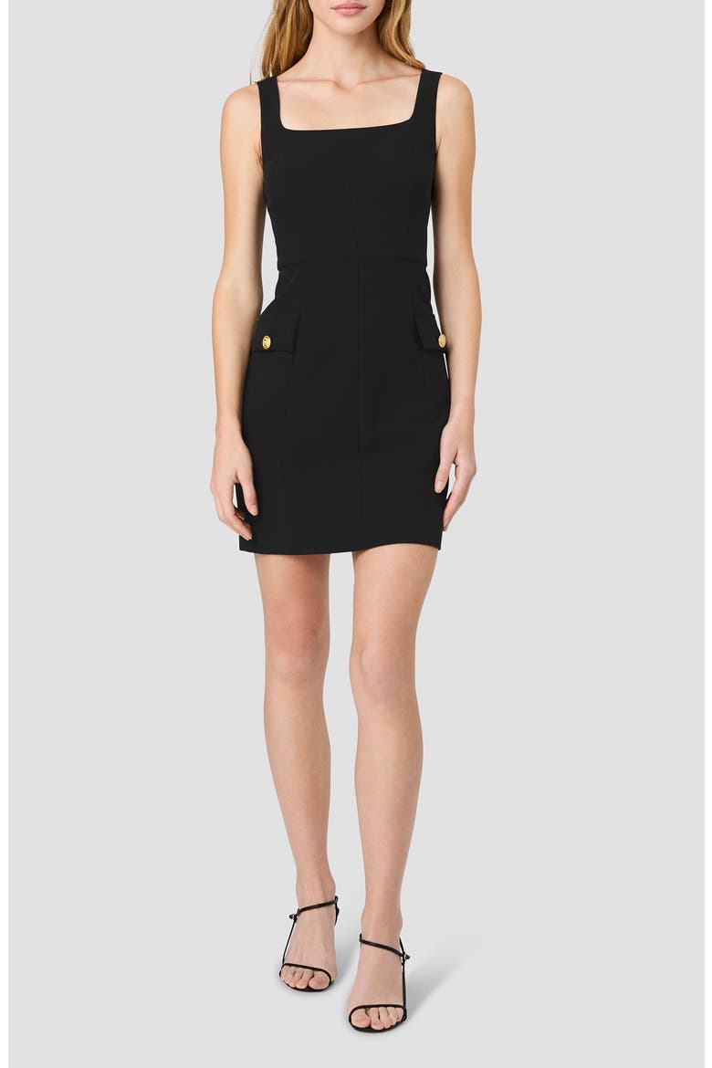 Azra Sleeveless Minidress, Main, color, BLACK