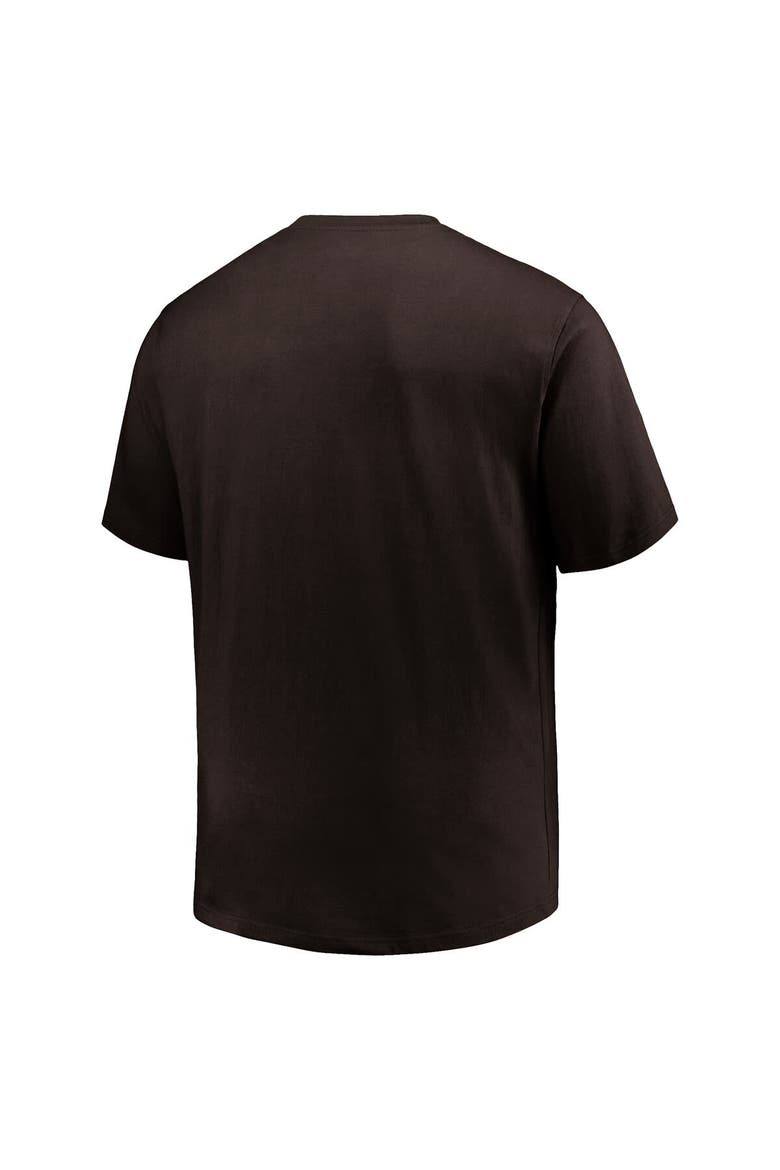 Men's Profile Brown San Diego Padres Big & Tall Primary Logo T-Shirt, Alternate, color, Brown
