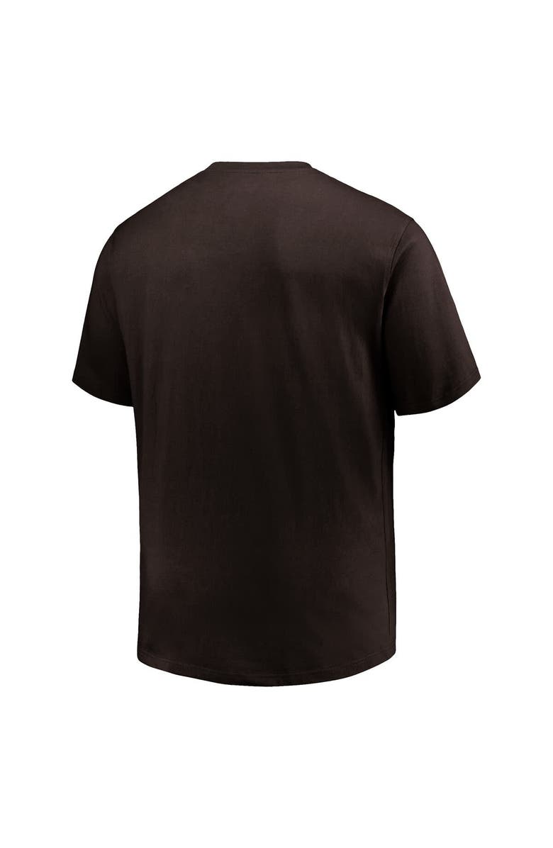 PROFILE Men's Profile Brown San Diego Padres Big & Tall Primary Logo T-Shirt, Alternate, color, Brown