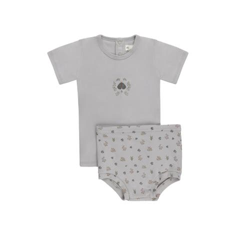 Garden Floral Print Collection - 2Pc Set Boy (Baby)