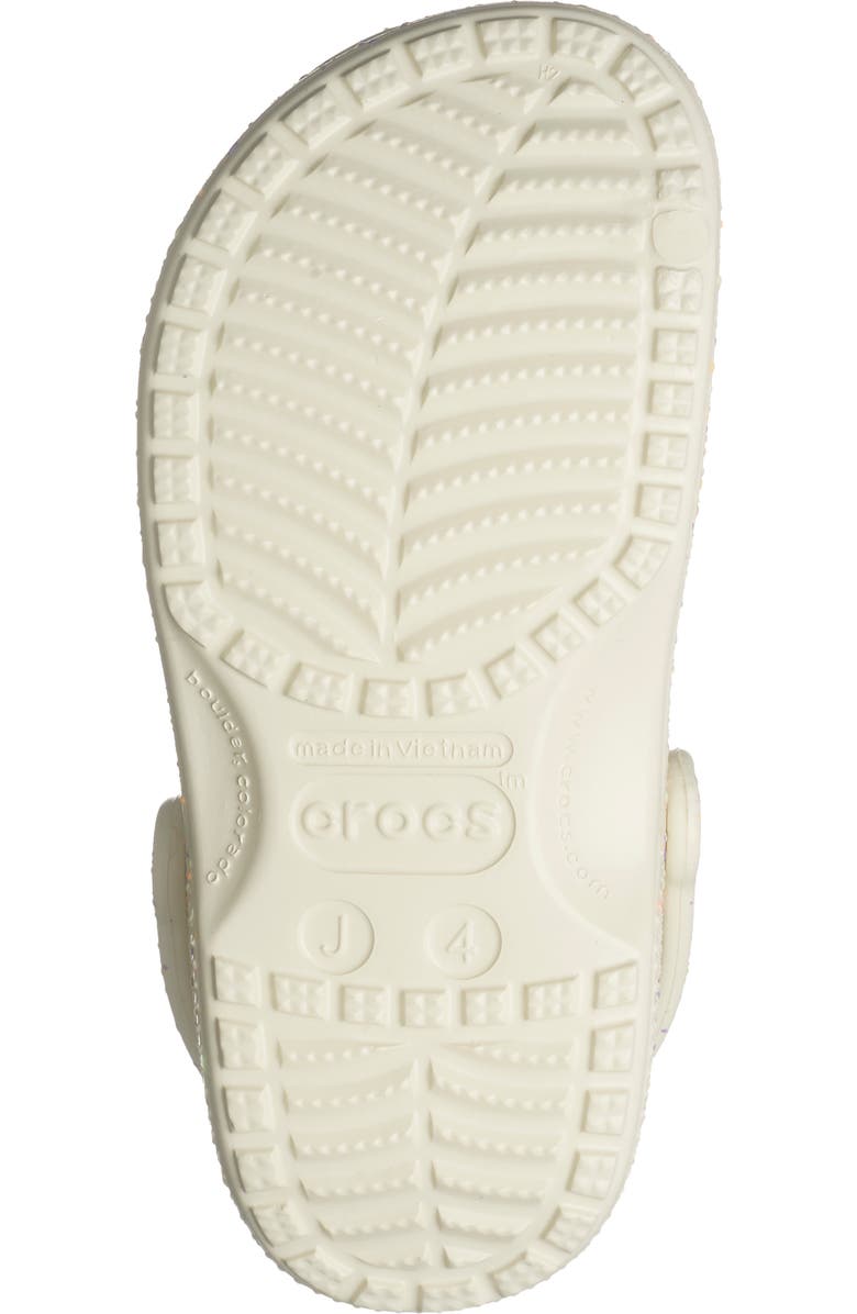 CROCS Kids' Classic Splatter Clog, Alternate, color, Summit White/ Multi