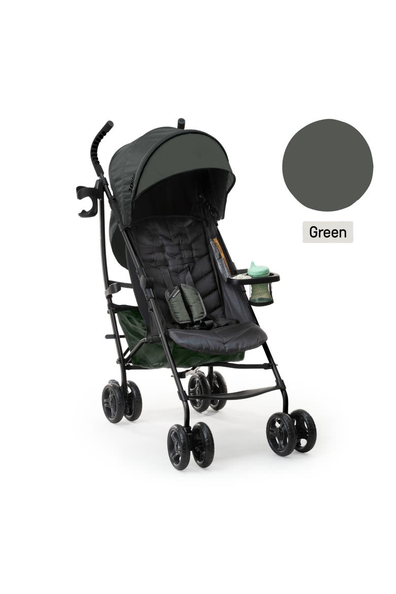 3Dlite Convenience Stroller, Alternate, color, GREEN