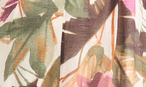 Maggy London Plus Size Printed Sleeveless Midi Dress In Brown