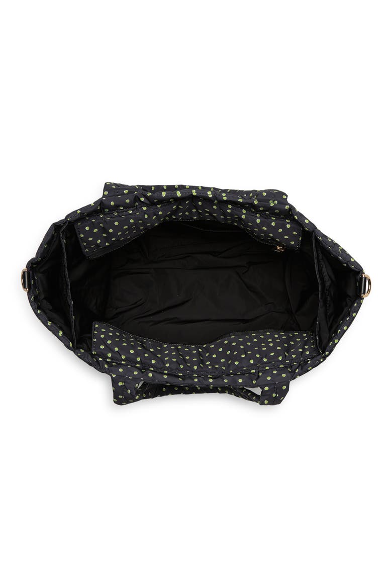 Dot Print Diaper Bag, Alternate, color, PERIDOT DOTS