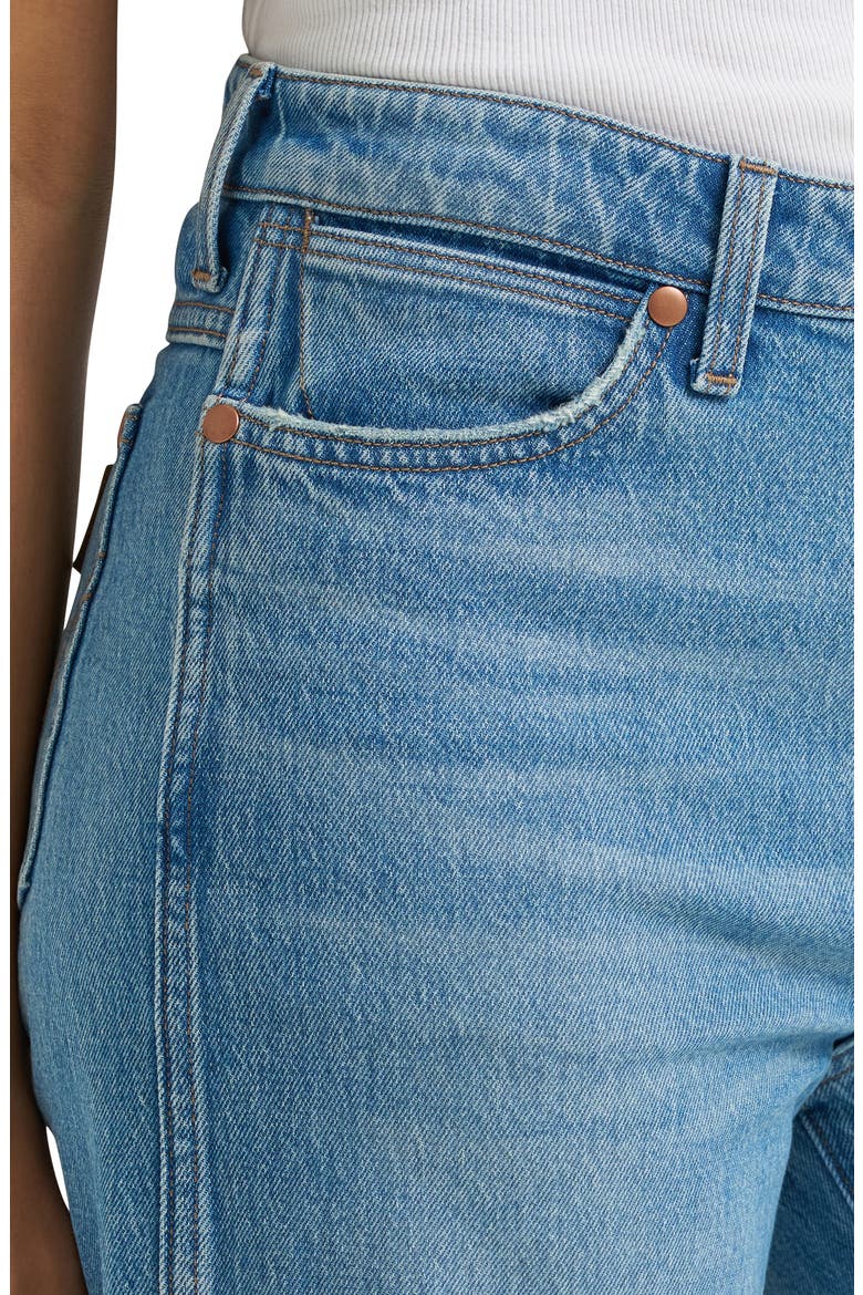 High Waist Loose Straight Leg Jeans, Alternate, color, AUSTIN