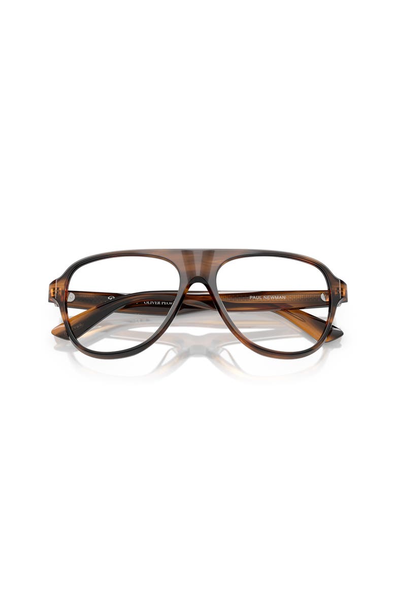 Oliver Peoples 54mm Pilot optical glasses, Alternate, color, Brown