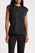 3.1 Phillip Lim Rainfall Embellished Combo T-Shirt