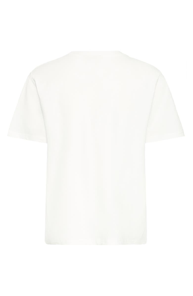 ICHI Ihrubby Be Yourself Cotton Graphic T-Shirt, Alternate, color, Cloud Dancer/ White