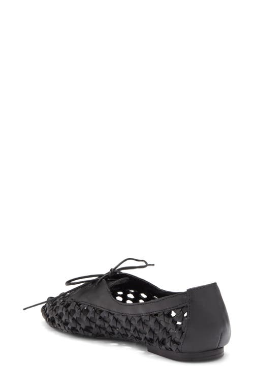 Jeffrey Campbell Zahra Woven Derby In Black