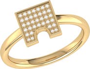LuvMyJewelry City Arches Diamond Ring