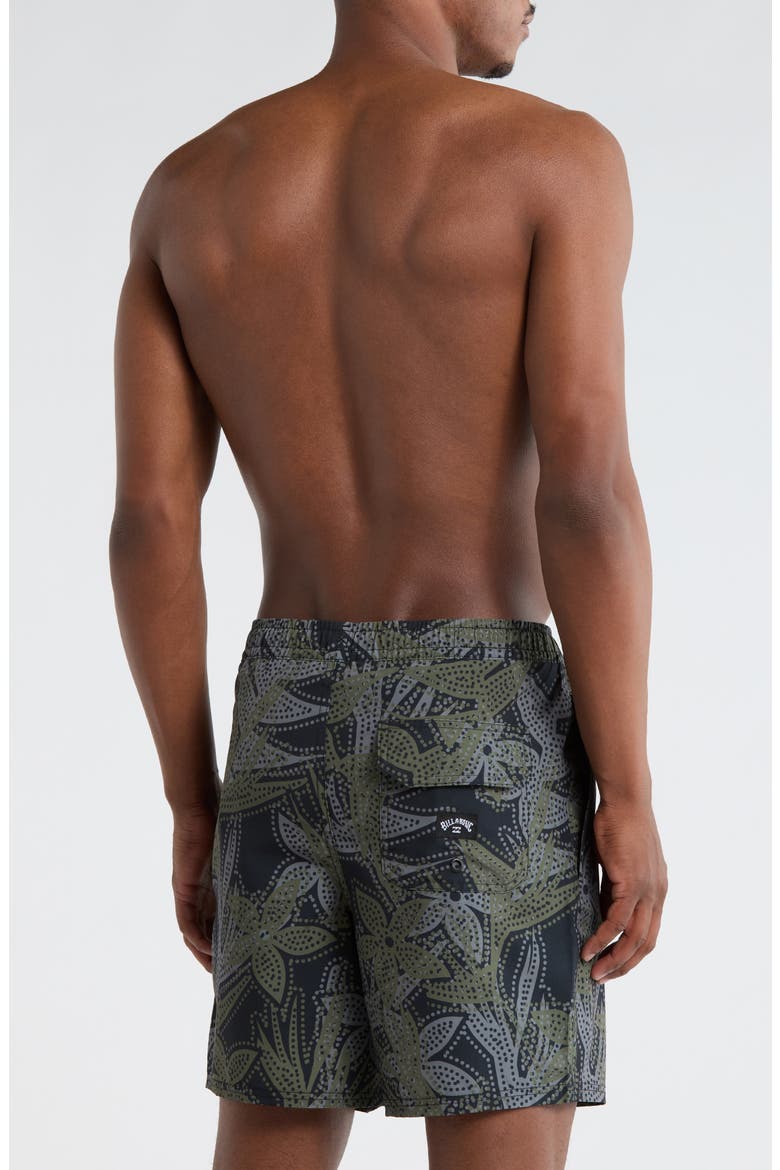 Kickturn Volley Swim Trunks, Alternate, color, OLIVE NIGHT
