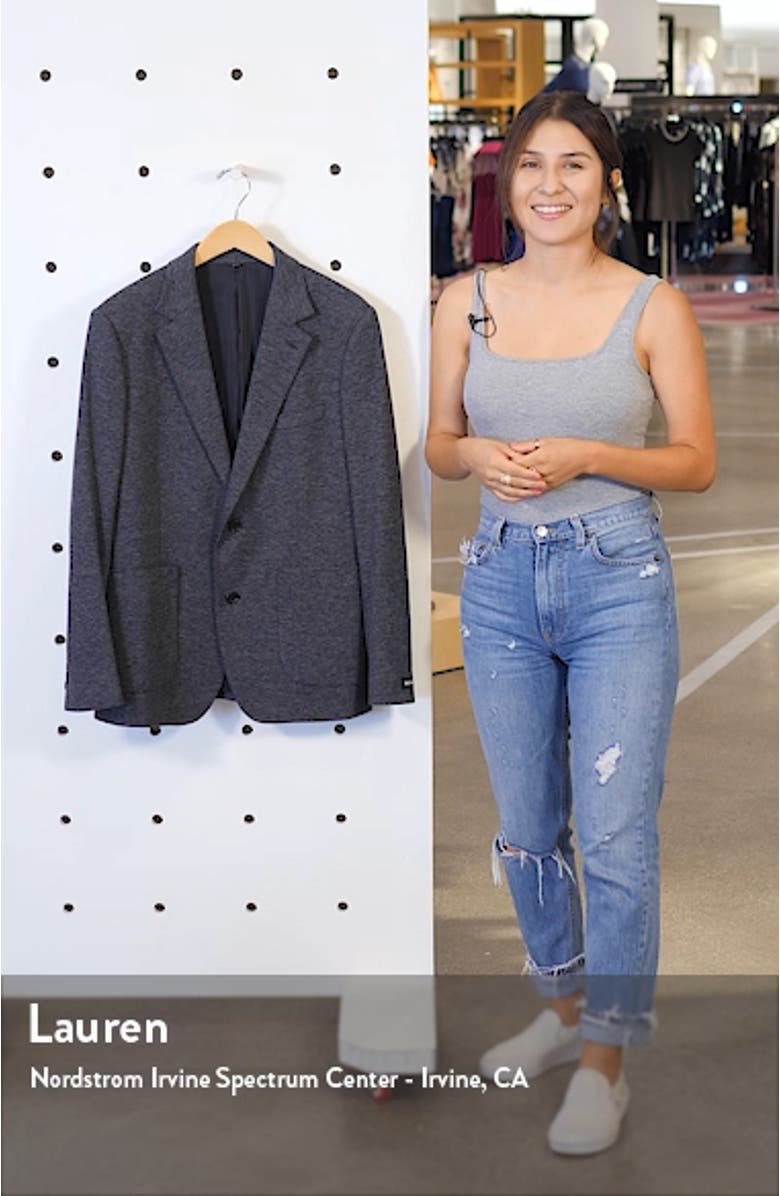 Slim Fit Knit Sport Coat, sales video thumbnail