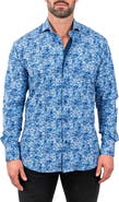 Maceoo Einstein Stretchie Cubes Button-Up Shirt