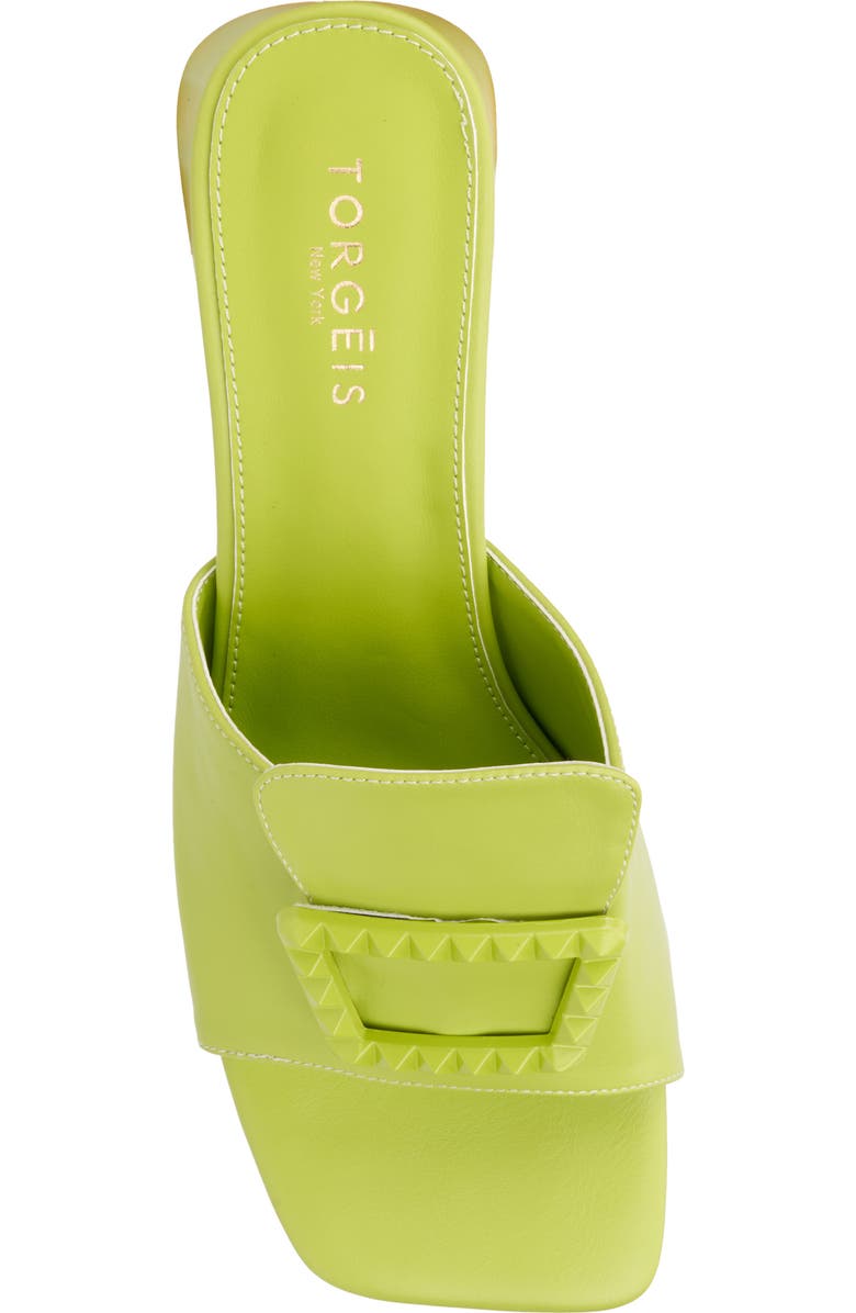 TORGEIS Annalise Slide Sandal, Alternate, color, Lime