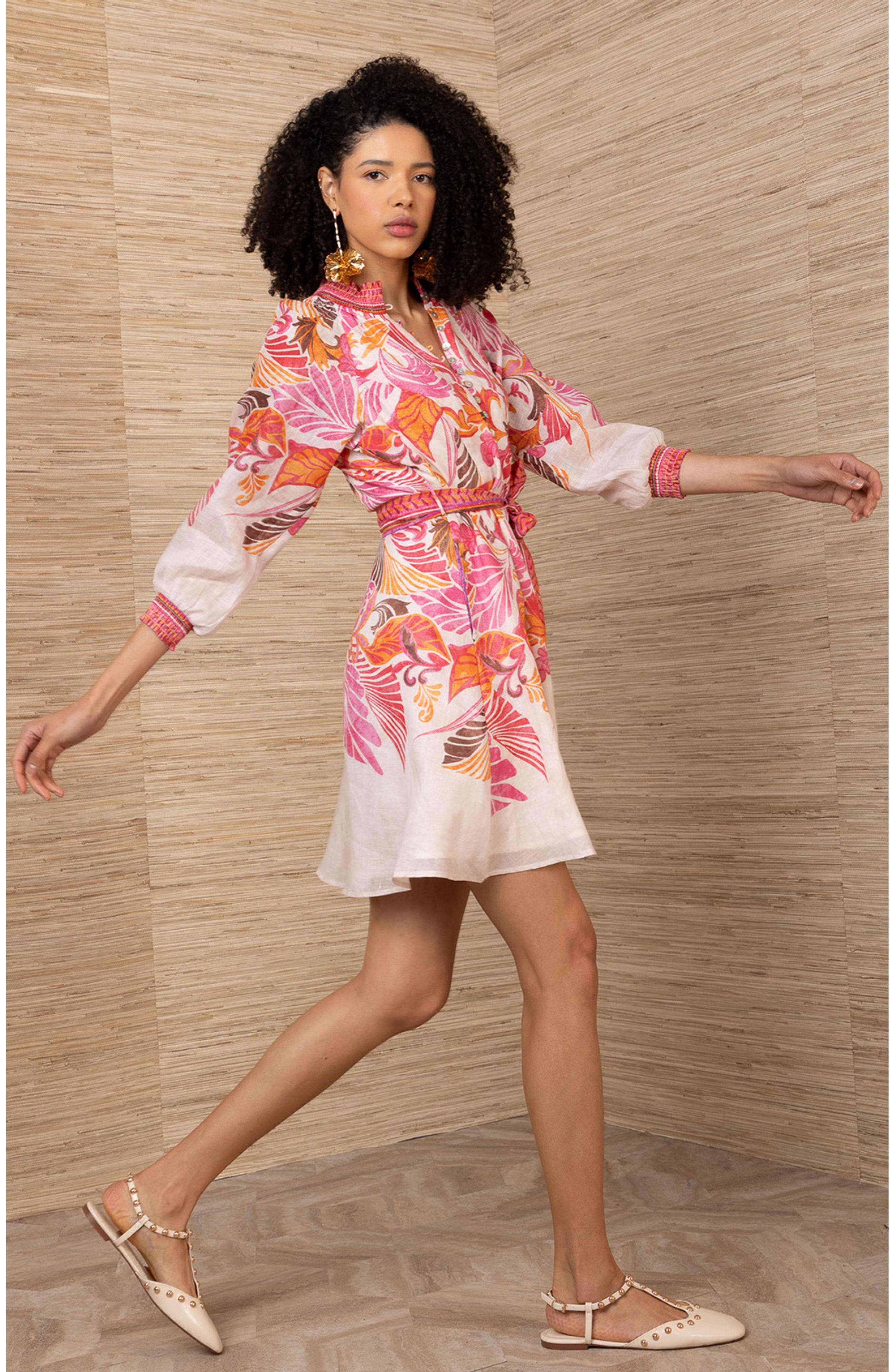 Belize Linen Dress - image 2
