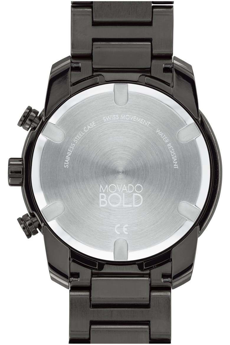 Bold Verso Chronograph Bracelet Watch, 44mm, Alternate, color, GRAY DIAL