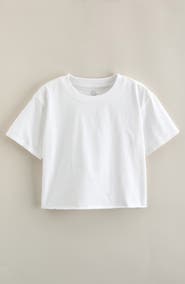 Treasure & Bond Kids' Crop Cotton T-Shirt