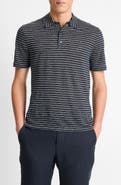 Vince Stripe Linen Polo