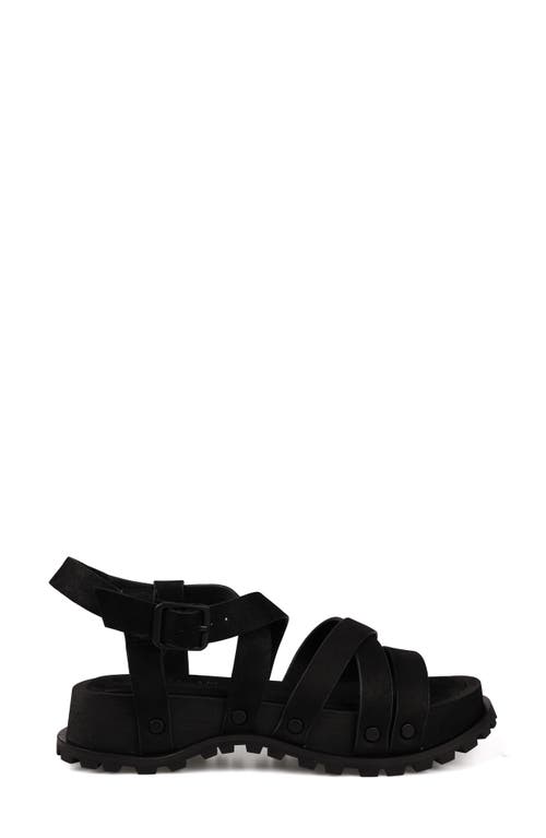 Artisan Crafted By Zigi Malu Platform Sandal In Black