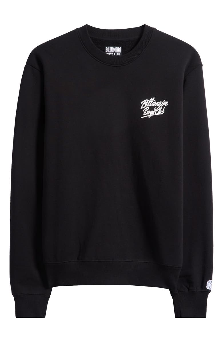 Billionaire Boys Club BB Small Script Cotton Sweatshirt, Alternate, color, Black