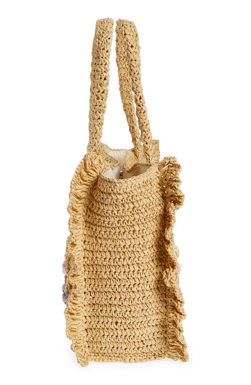 Btb Los Angeles Cheri Straw Tote