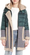Sam Edelman Mix Media Puffer Hooded Coat