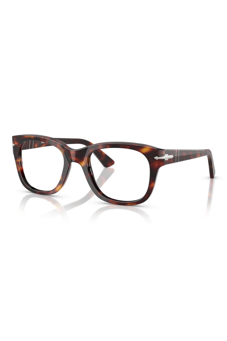 53mm Square optical glasses, Alternate, color, HAVANA/ DEMO LENS