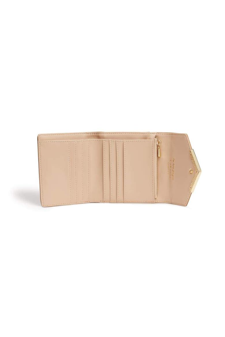 Diana Small Vegan Bifold Purse, Alternate, color, Brown