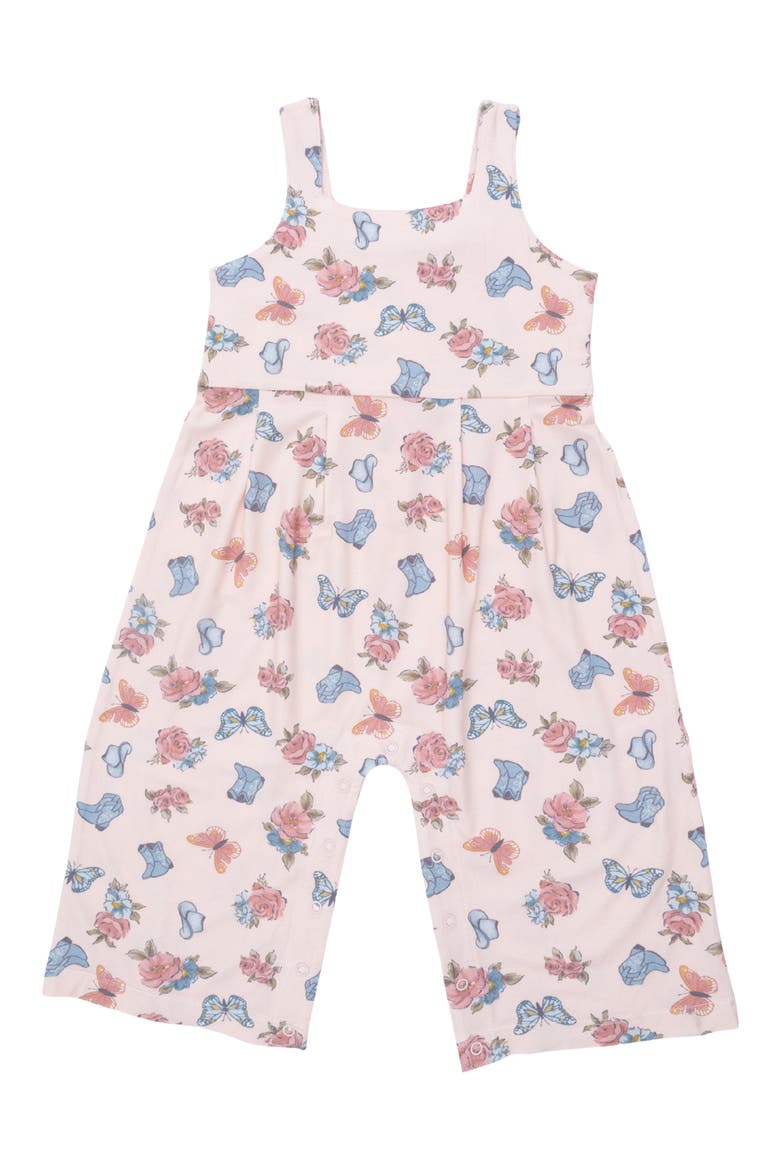 Kids' Country Boots Wide Leg Jumpsuit, Main, color, PINK