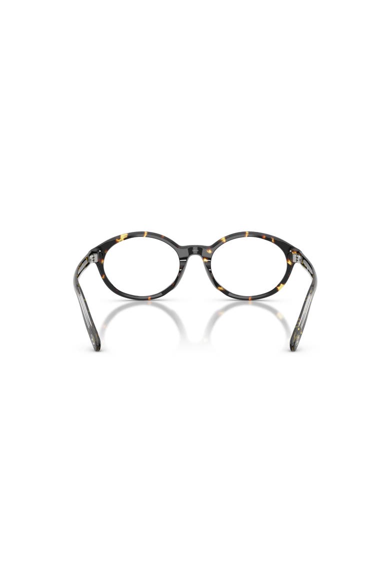 50mm Oval optical glasses, Alternate, color, Tortoise