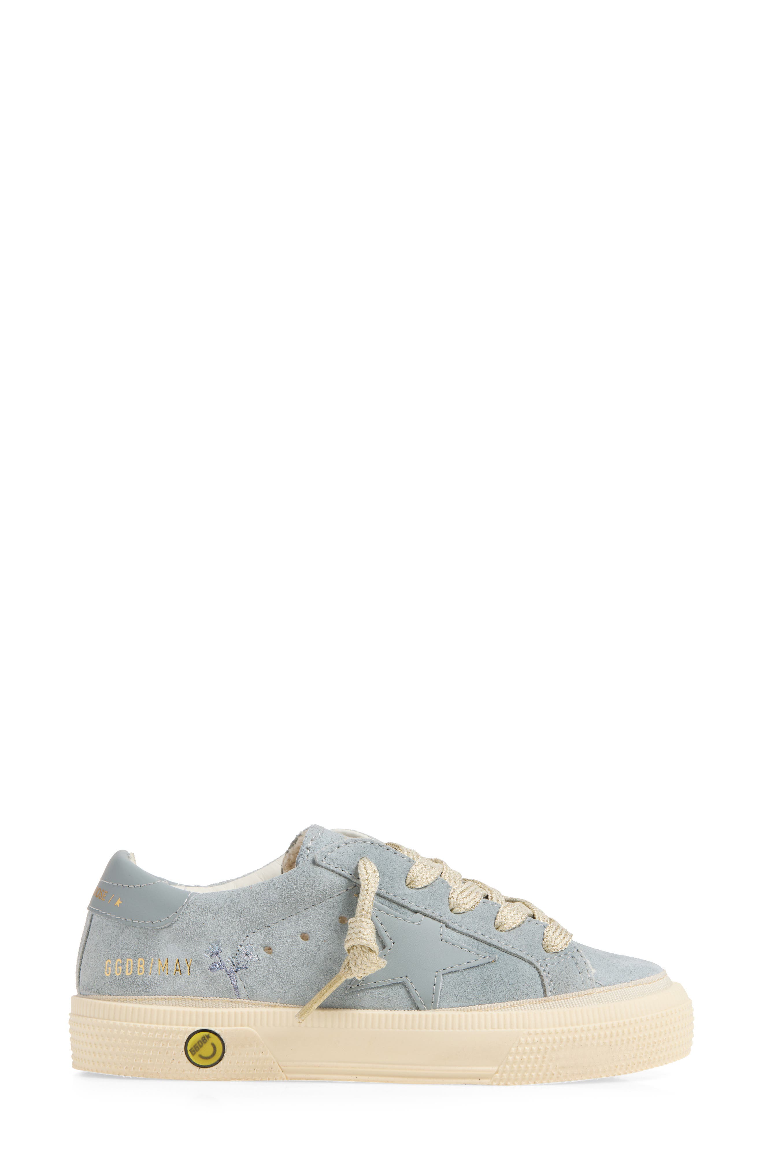 Kids' May Embroidered Low Top Sneaker, Alternate, color, QUARRY/ SILVER BLUE