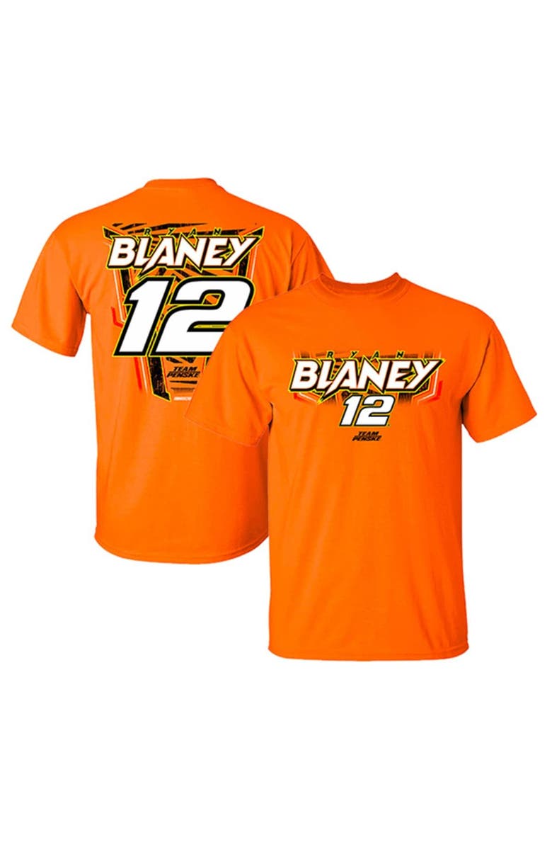 TEAM PENSKE Men's Team Penske Orange Ryan Blaney 2023 #12 T-Shirt, Main, color, 
