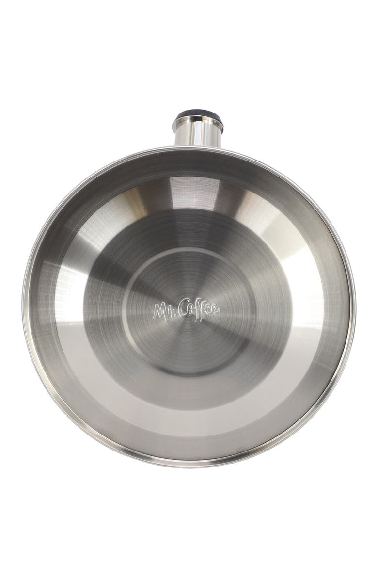 Mr. Coffee Clarefield 2.4 Quart Stainless Steel Whistling Tea Kettle, Alternate, color, Black