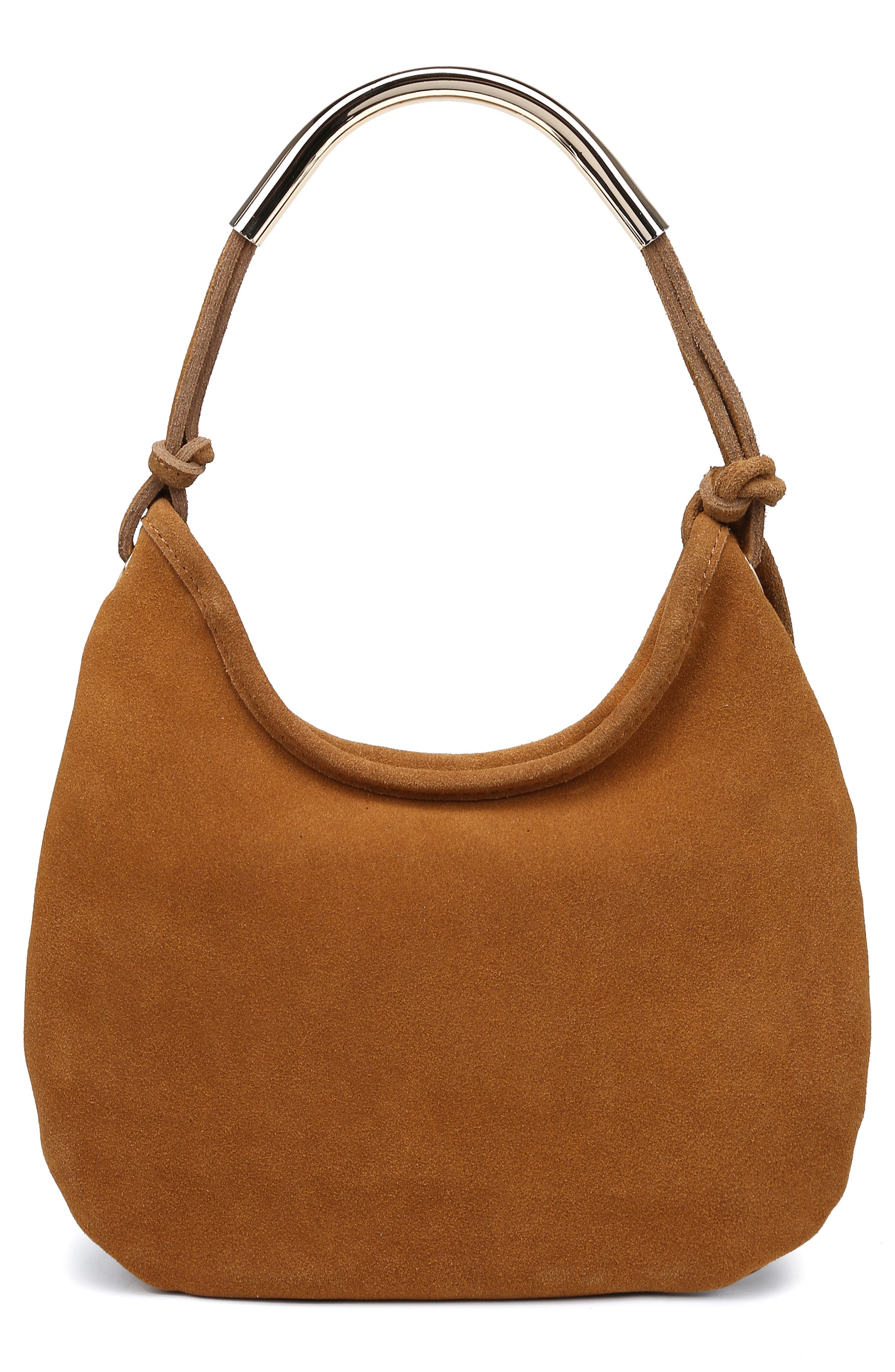 Woven Leather Shoulder Bag, Alternate, color, TAN
