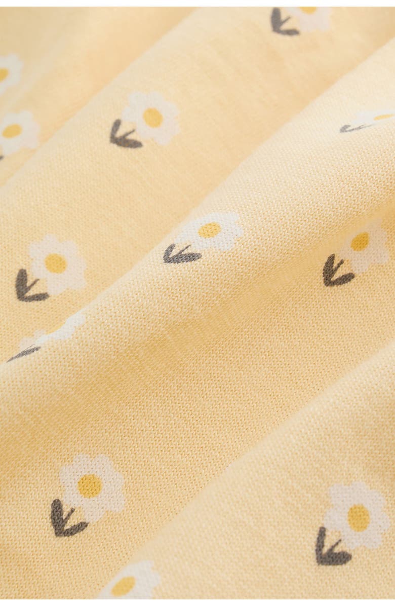 NEXT Floral Overalls & Bodysuit Set, Alternate, color, Yellow